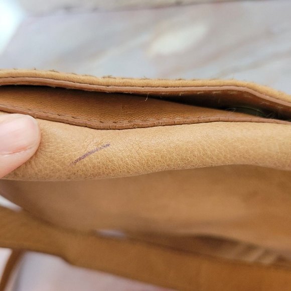 Fossil Modern Cargo Crossbody Satchel Bag Convertible Shoulder Handbag Brown - Picture 9 of 10